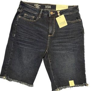 BNWT. ANA BERMUDA JEAN SHORTS